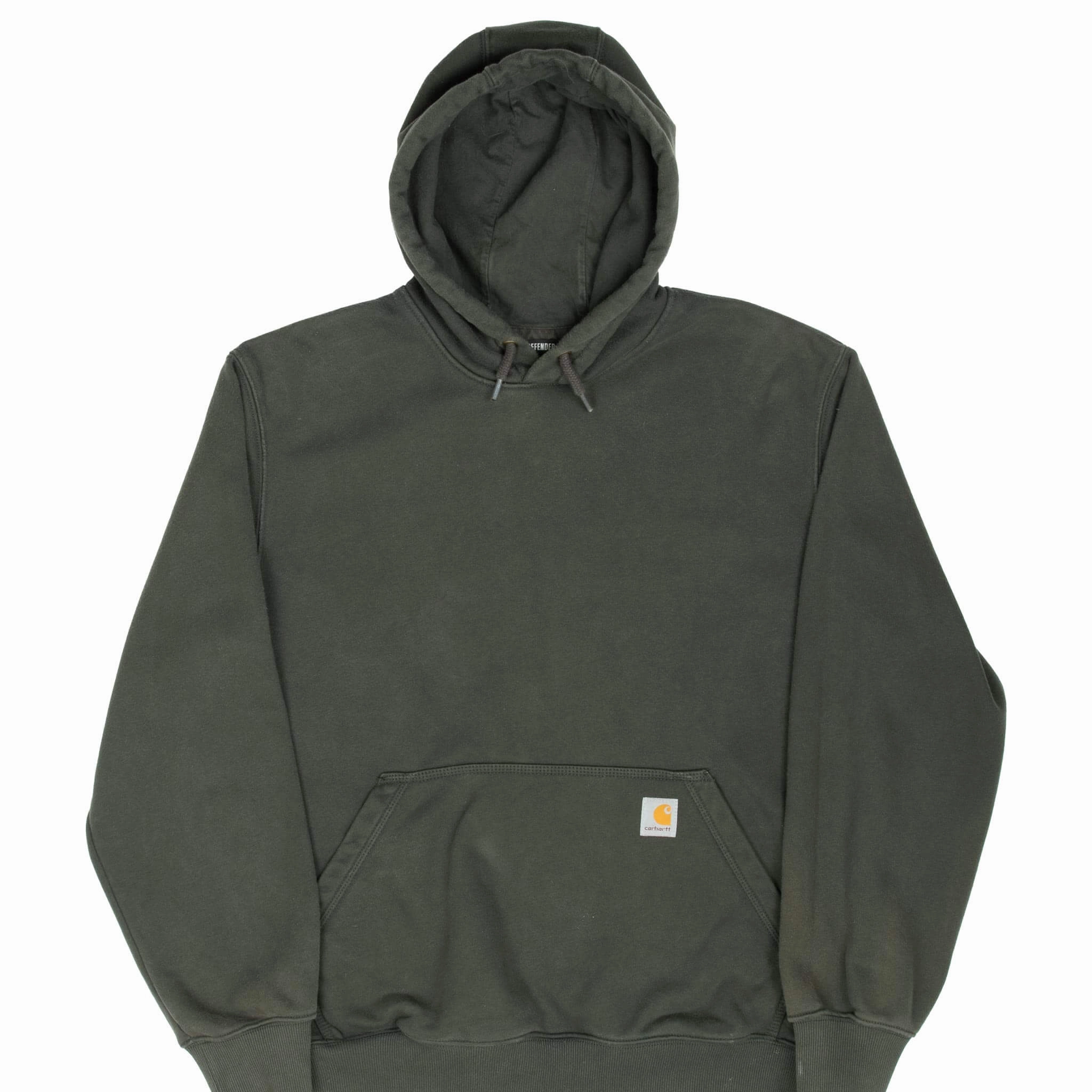 Men's Cozy All Day VINTAGE CARHARTT CLASSIC GREEN HOODIE SWEATSHIRT 2000S SIZE LARGE