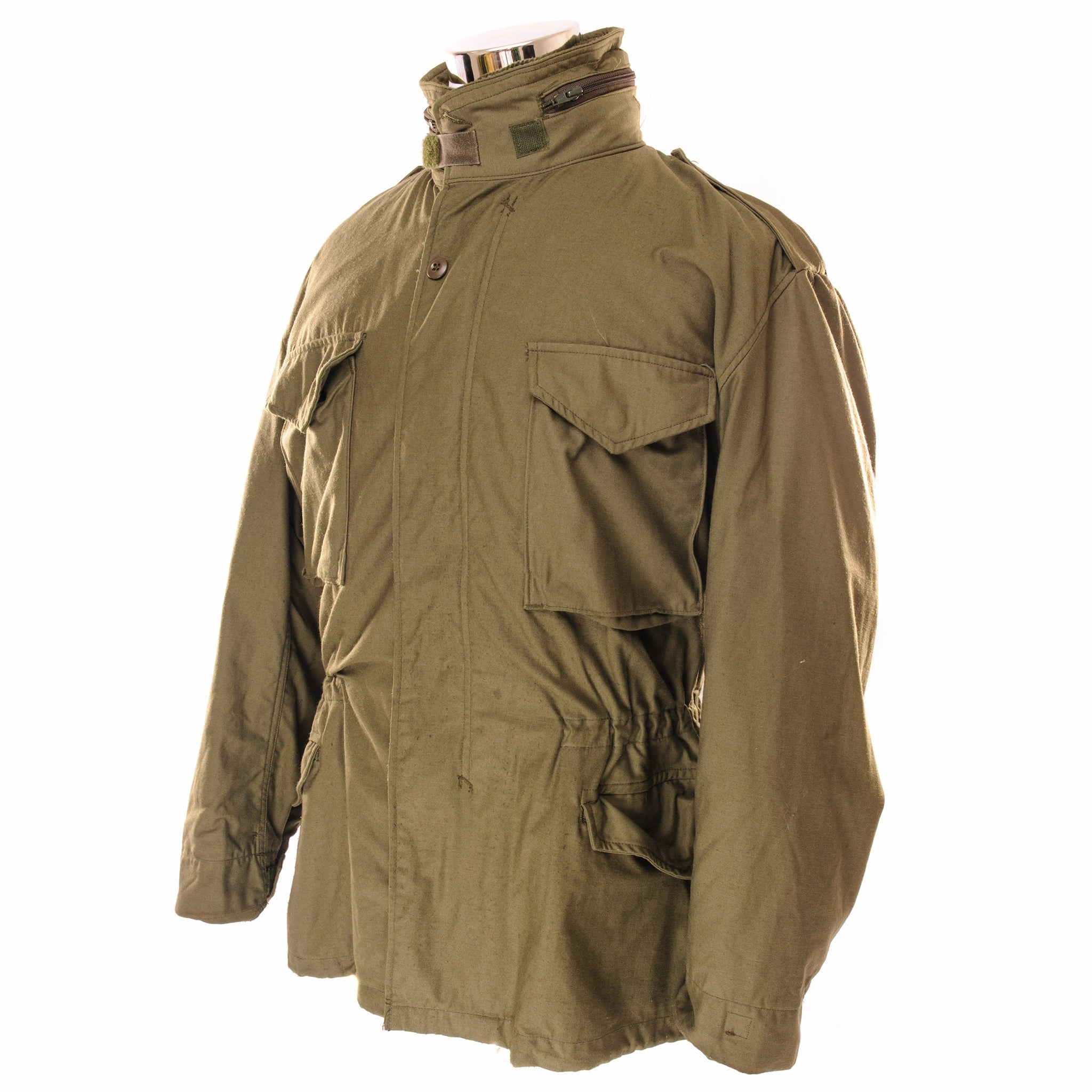 VINTAGE US ARMY M-1965 M65 FIELD JACKET 1991 SIZE LARGE REGULAR Individual-sports Wrinkle Resistant Material