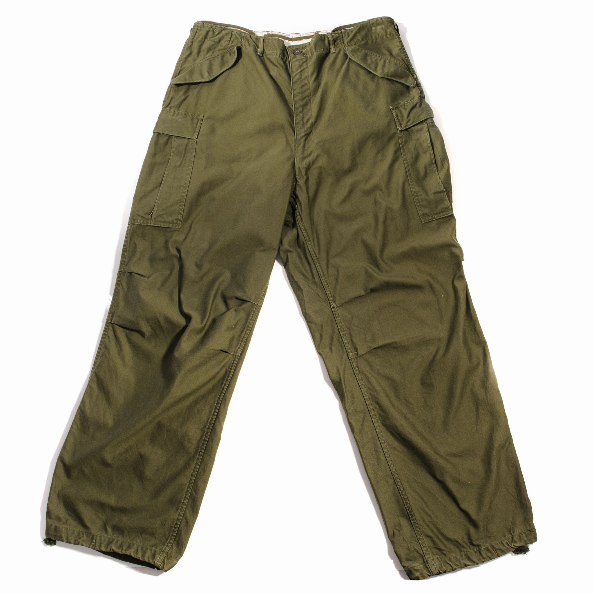 NonIrritatingSeams Anti Cling Finish US ARMY FIELD TROUSERS PANTS M-1951 M51 1952 KOREAN WAR SIZE 38X32 LARGE LONG