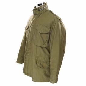 VINTAGE US ARMY M-1965 M65 FIELD JACKET 1969 VIETNAM WAR SIZE MEDIUM LONG Consciousness ReversibleStyle
