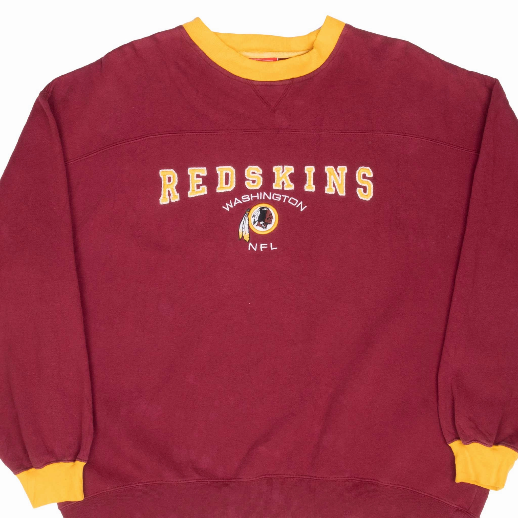 full sleeve VINTAGE NFL WASHINGTON REDSKINS EMBROIDERED SWEATSHIRT 2000S XL