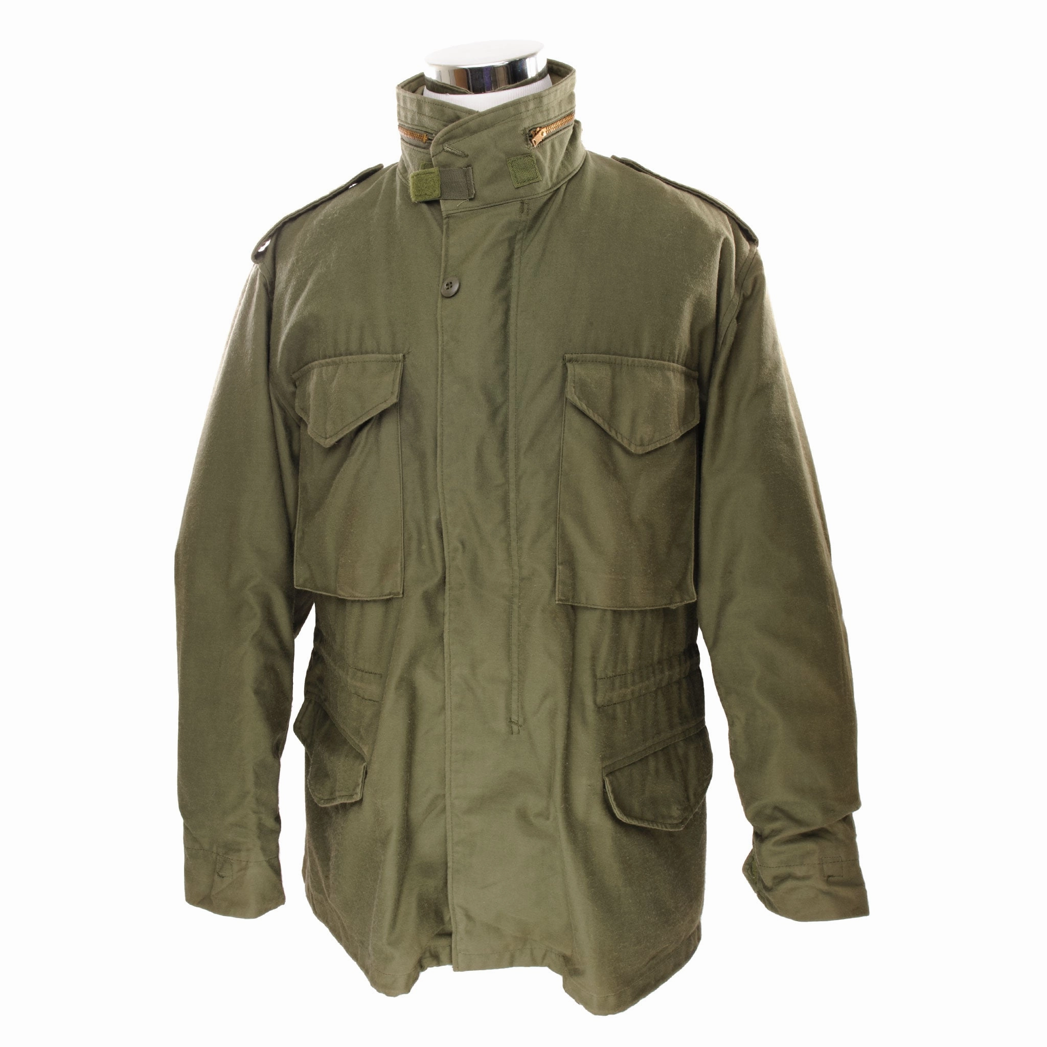 VINTAGE US ARMY M-1965 M65 FIELD JACKET SIZE LARGE REGULAR Thermal Protection