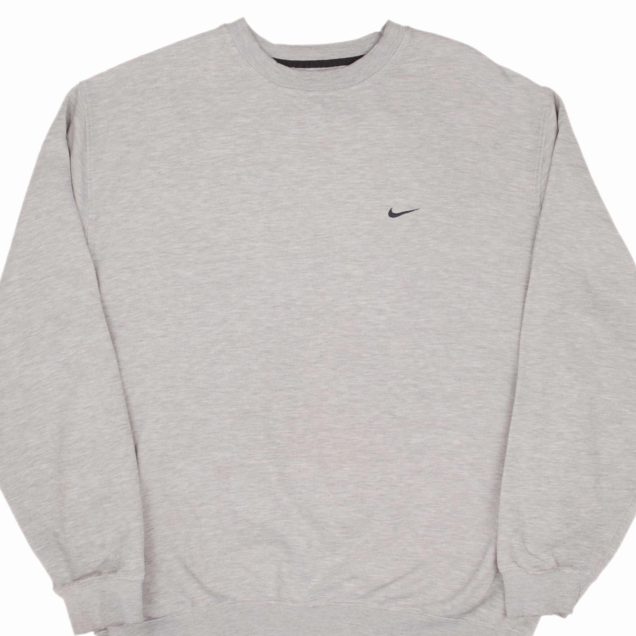 product package deal VINTAGE NIKE CLASSIC SWOOSH GREY SWEATSHIRT 2000S SIZE 2XL