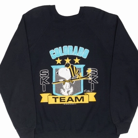 Cozy Everyday VINTAGE SNOOPY PEANUTS COLORADO SKI TEAM SWEATSHIRT 1980S LARGE MADE IN USA