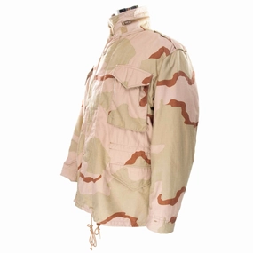 Stain Resistant VINTAGE US ARMY M65 FIELD JACKET DESERT CAMO 1989 SIZE MEDIUM REGULAR