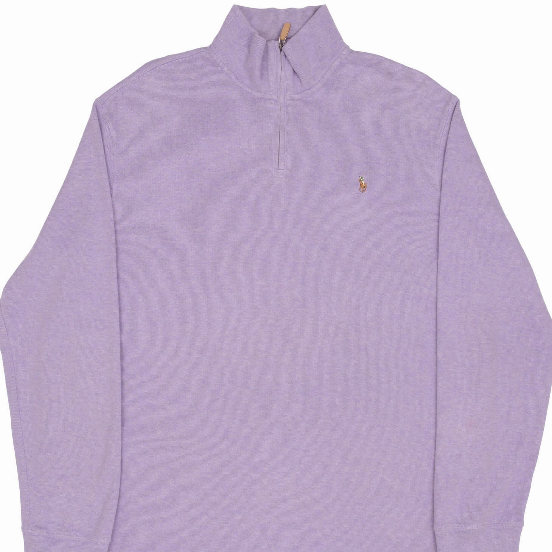 POLO RALPH LAUREN MAUVE QUARTER 1/4 ZIP SWEATER SIZE 2XL Weekend Relaxed