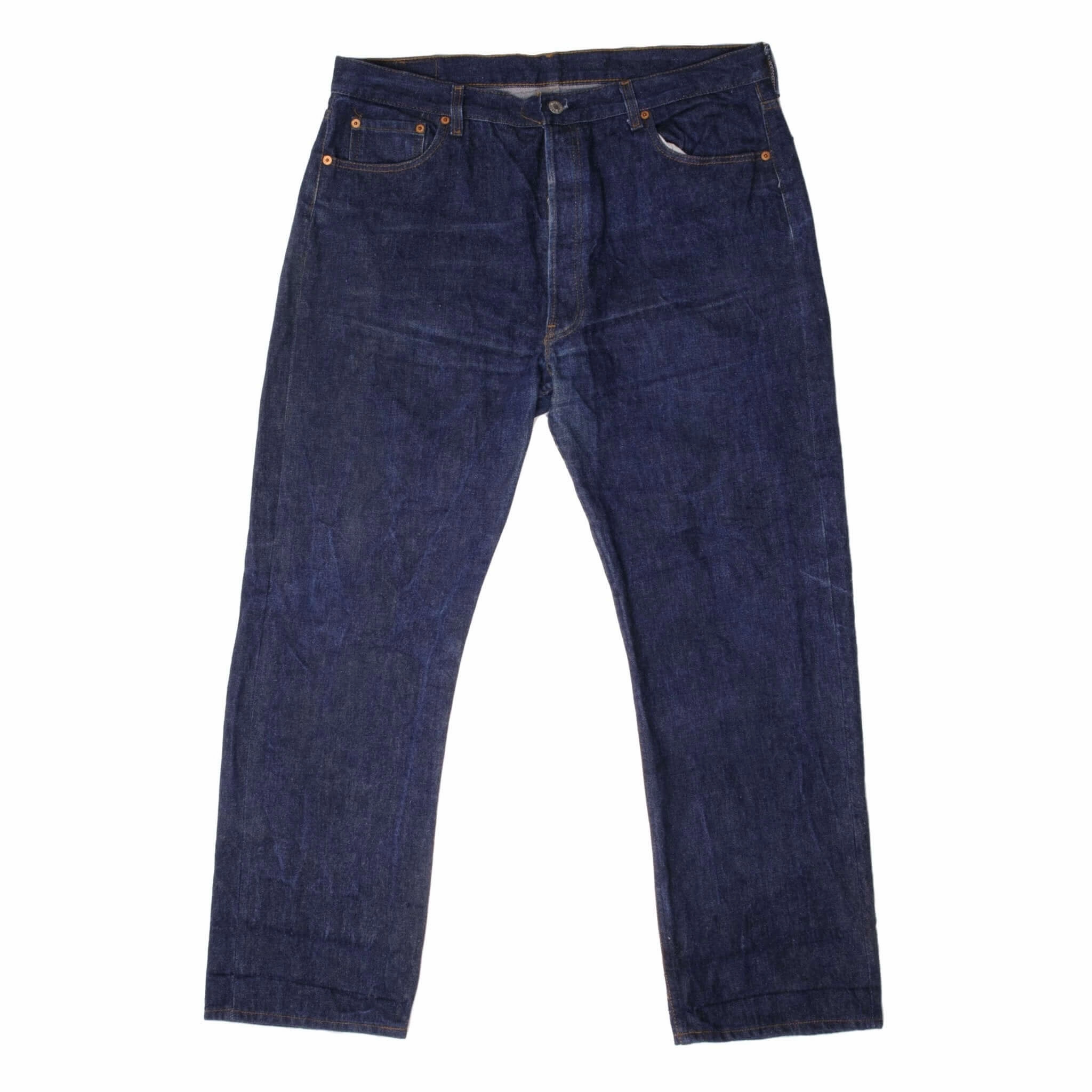 VINTAGE LEVIS 501 1980S JEANS INDIGO SIZE W38 L30 MADE IN USA Chic Appearance