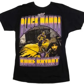 VINTAGE KOBE BRYANT THE BLACK MAMBA TEE SHIRT SIZE MEDIUM Water Based Ink Print Abrasion resistant