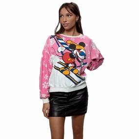 VINTAGE DISNEY MICKEY MOUSE SWEATSHIRT SIZE LARGE 1980s Lounge Wear