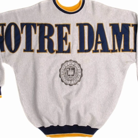 VINTAGE UNIVERSITY OF NOTRE DAME SWEATSHIRT SIZE 2XL MADE IN USA product graduation pride