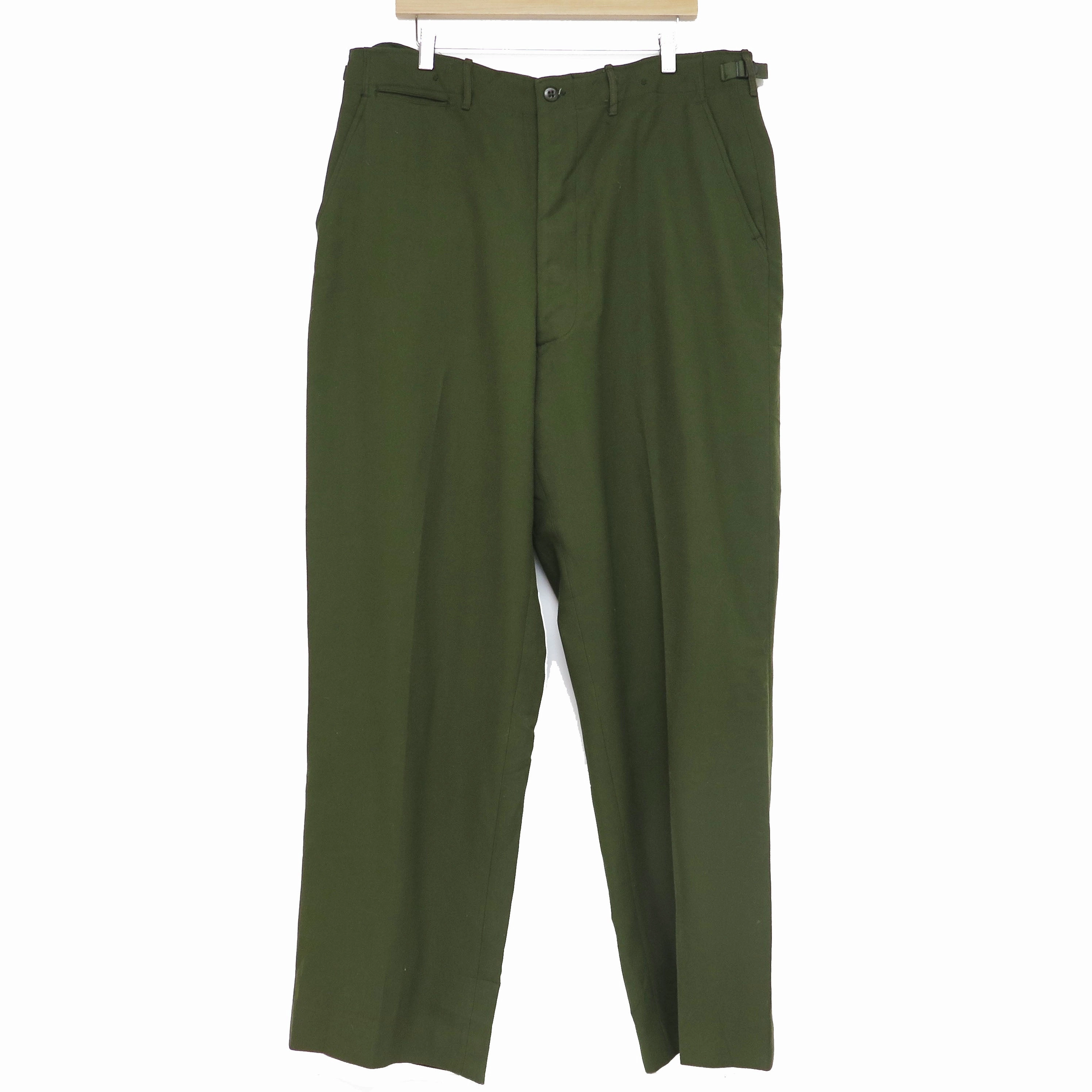 US ARMY FIELD TROUSERS PANTS M-1951 M51 1951 KOREAN WAR SIZE 38X33 LARGE LONG TaperedLeg DurablePolyester