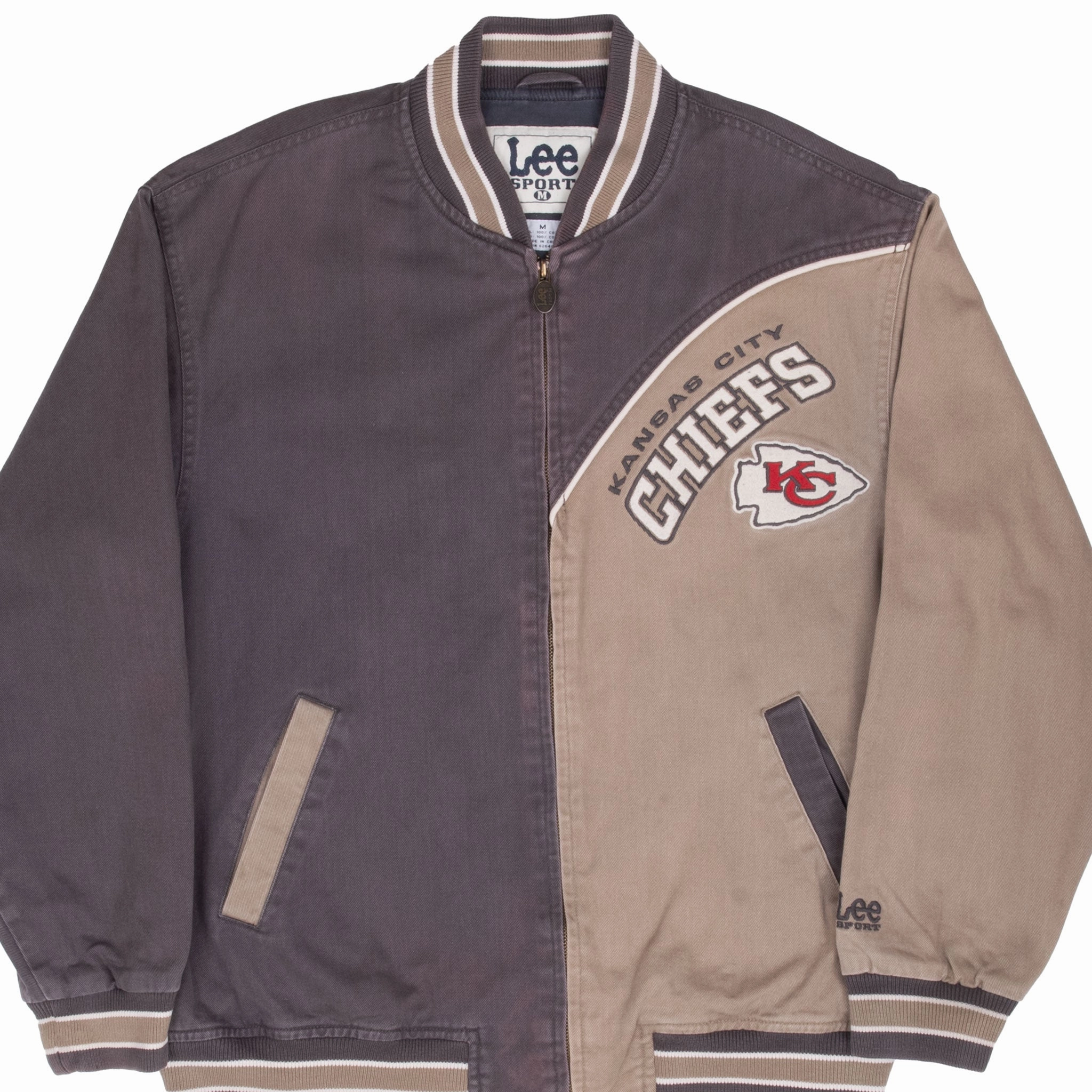 VINTAGE NFL KANSAS CITY CHIEFS VARSITY BOMBER JACKET 1990S MEDIUM Sleek Finish