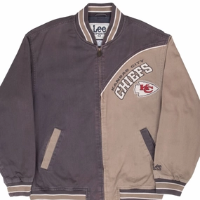 VINTAGE NFL KANSAS CITY CHIEFS VARSITY BOMBER JACKET 1990S MEDIUM Sleek Finish