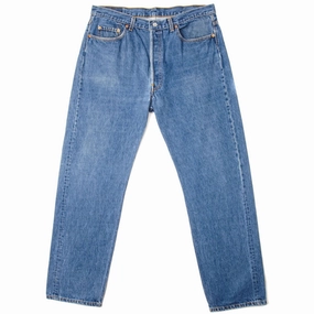 Comfy Tailoring Modern Minimalist Fashion Lover VINTAGE LEVIS 501 JEANS INDIGO 1990'S SIZE W36 L31 MADE IN USA