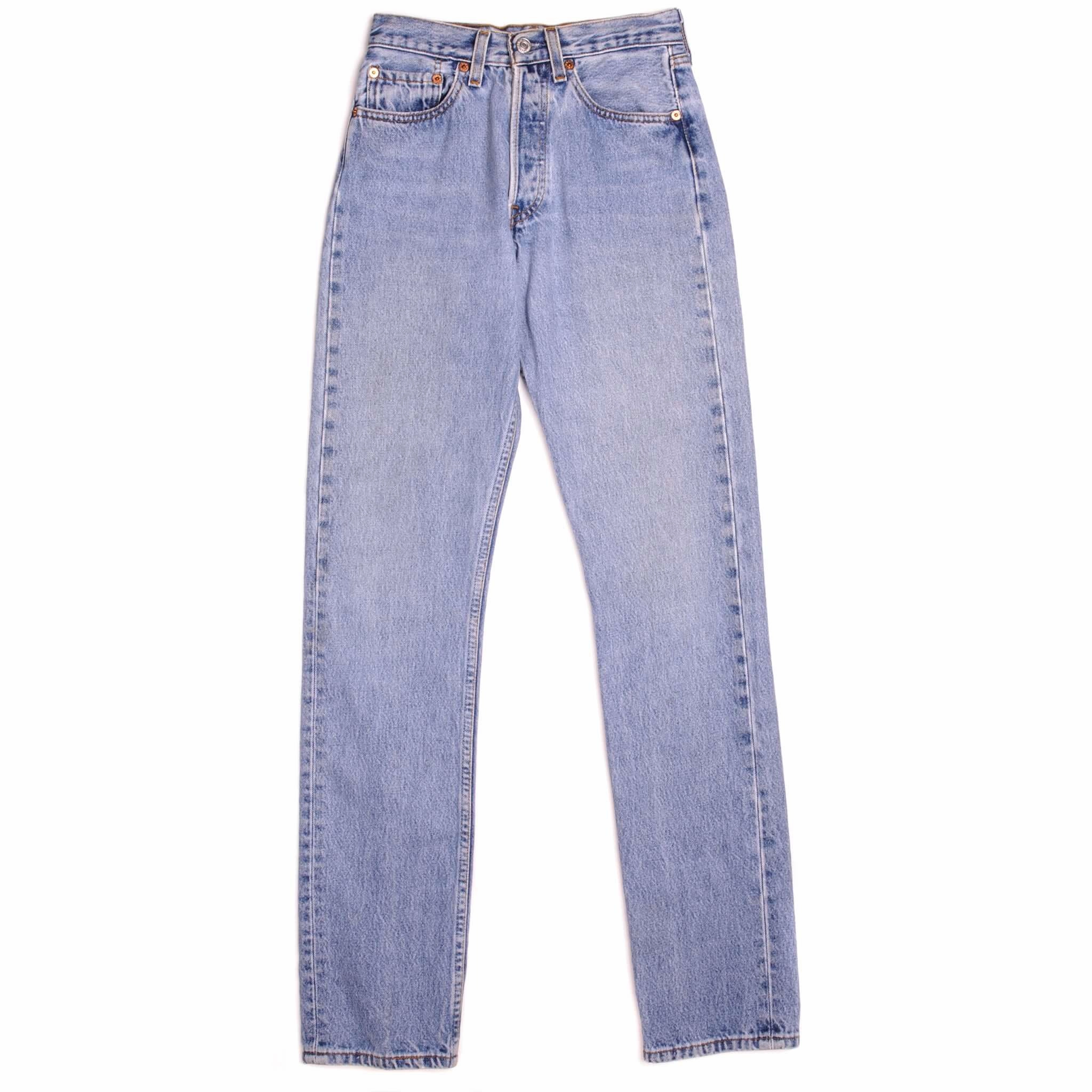 Clean Piece VINTAGE LEVIS 501 JEANS INDIGO 90s SIZE W25 L32 MADE IN USA