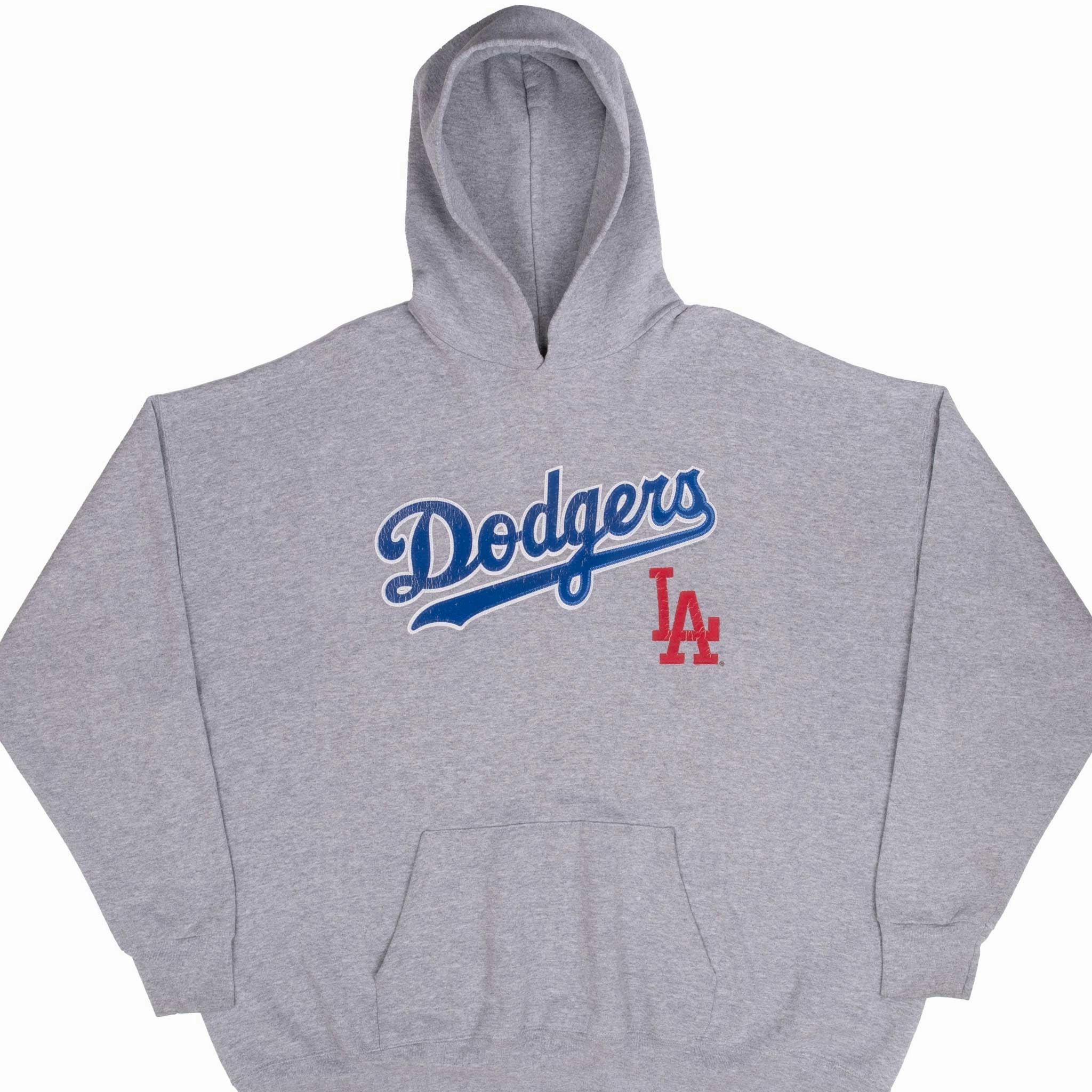 Cold-Weather Wear appropriate for hiking VINTAGE MLB LOS ANGELES DODGERS 1990S HOODIE SWEATSHIRT SIZE 2XL