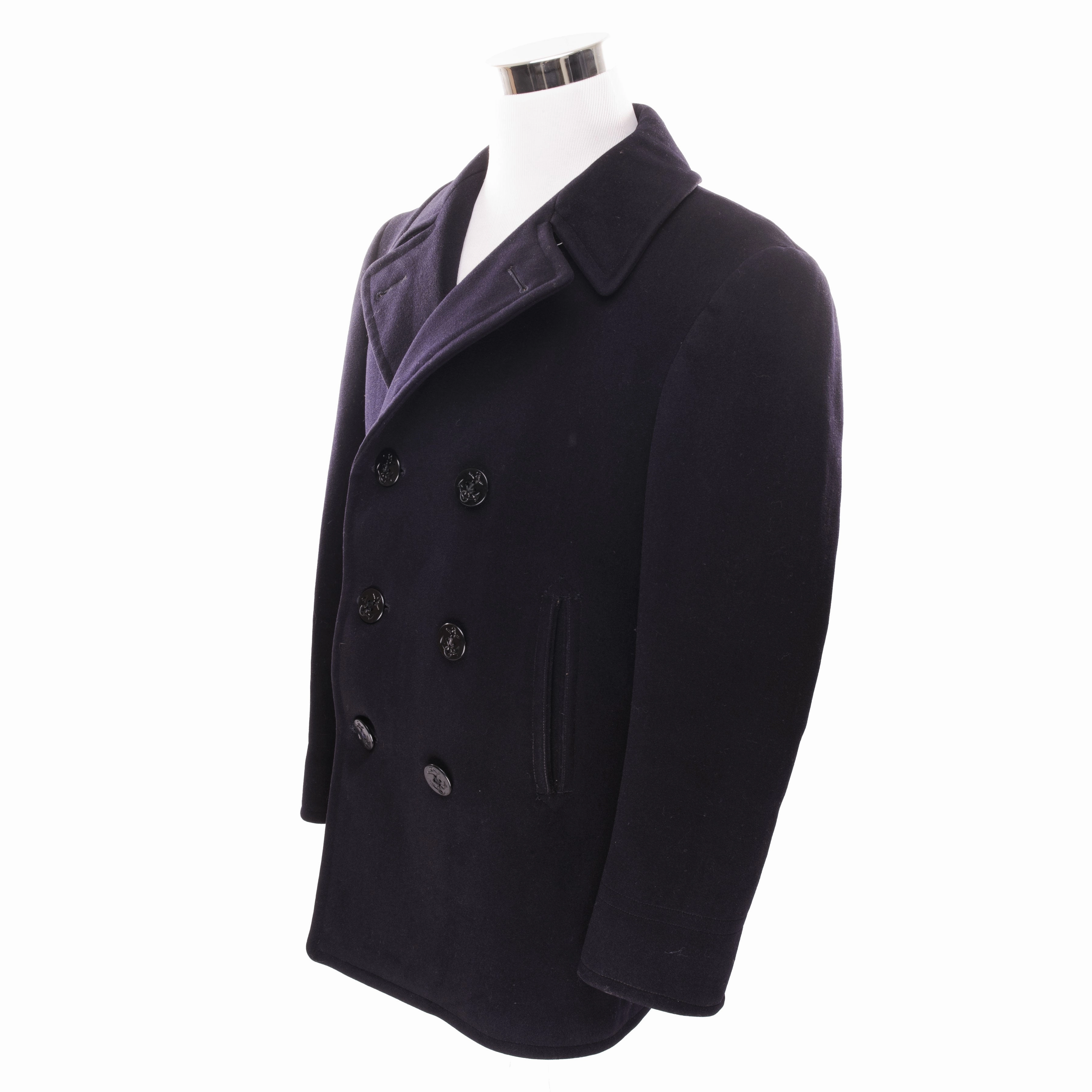 VINTAGE USN US NAVY PEACOAT 1960S VIETNAM WAR SIZE 38 Windproof Thermal Shell All Weather Adaptability