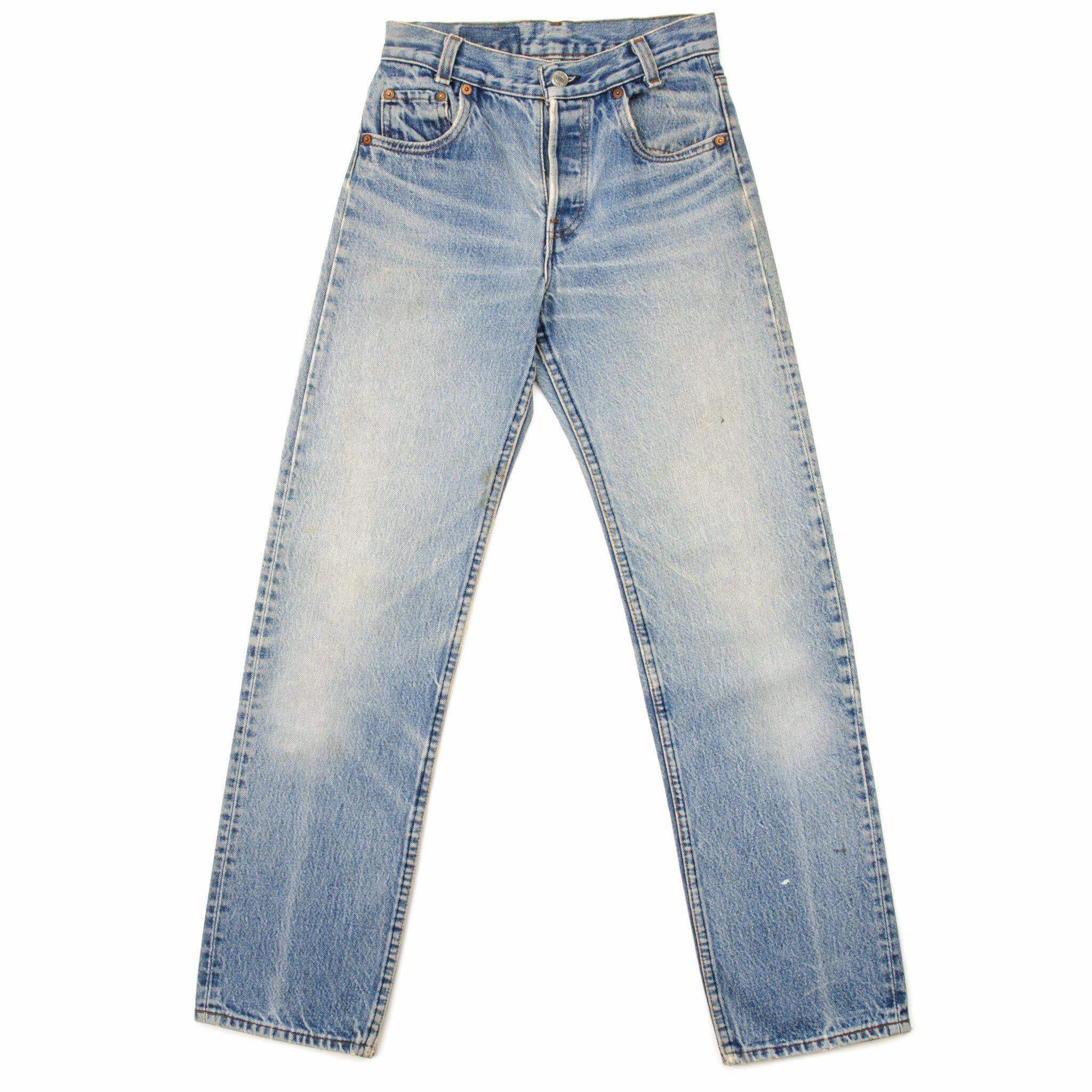 VINTAGE LEVIS 501 JEANS INDIGO SIZE W25 L28 MADE IN USA Minimalist Adult Fashion Evening Stroll Athlete Fit