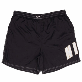 VINTAGE NIKE SPELL OUT SWIMMING SHORTS TRUNK 1990S SIZE LARGE Workout Ready Design