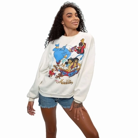 VINTAGE DISNEY ALADDIN SWEATSHIRT 1990S SIZE LARGE MADE IN USA Comfy Fit
