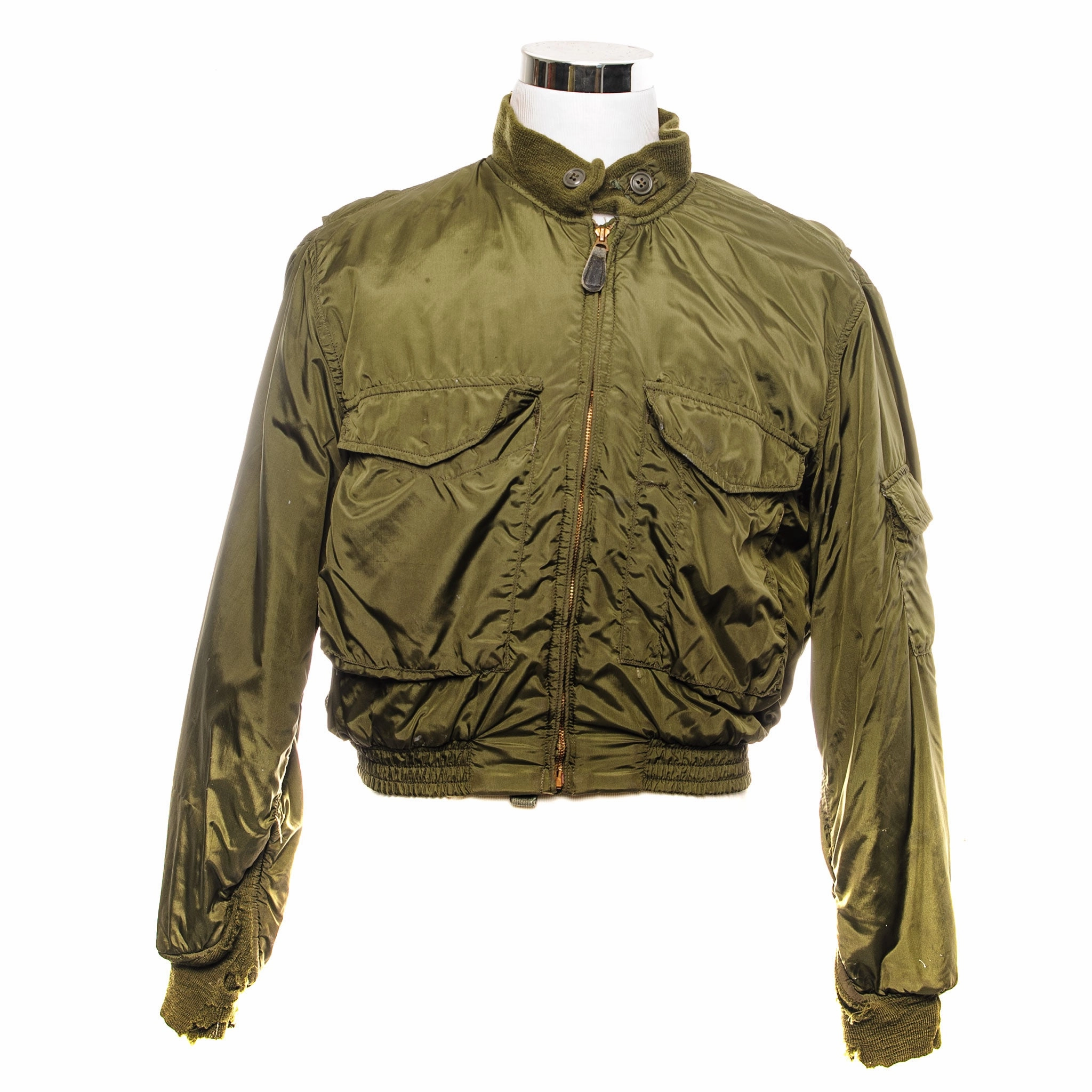 Launch VINTAGE USN WEP FLIGHT JACKET 1973 VIETNAM WAR SIZE 44R