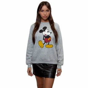 product tag identification VINTAGE DISNEY MICKEY MOUSE SWEATSHIRT SIZE LARGE MADE IN USA 1980s