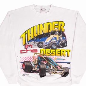 VINTAGE TUSCON RACEWAY PARK THUNDER IN THE DESERT SWEATSHIRT 1992 XL MADE USA product pricing Comfy Feel