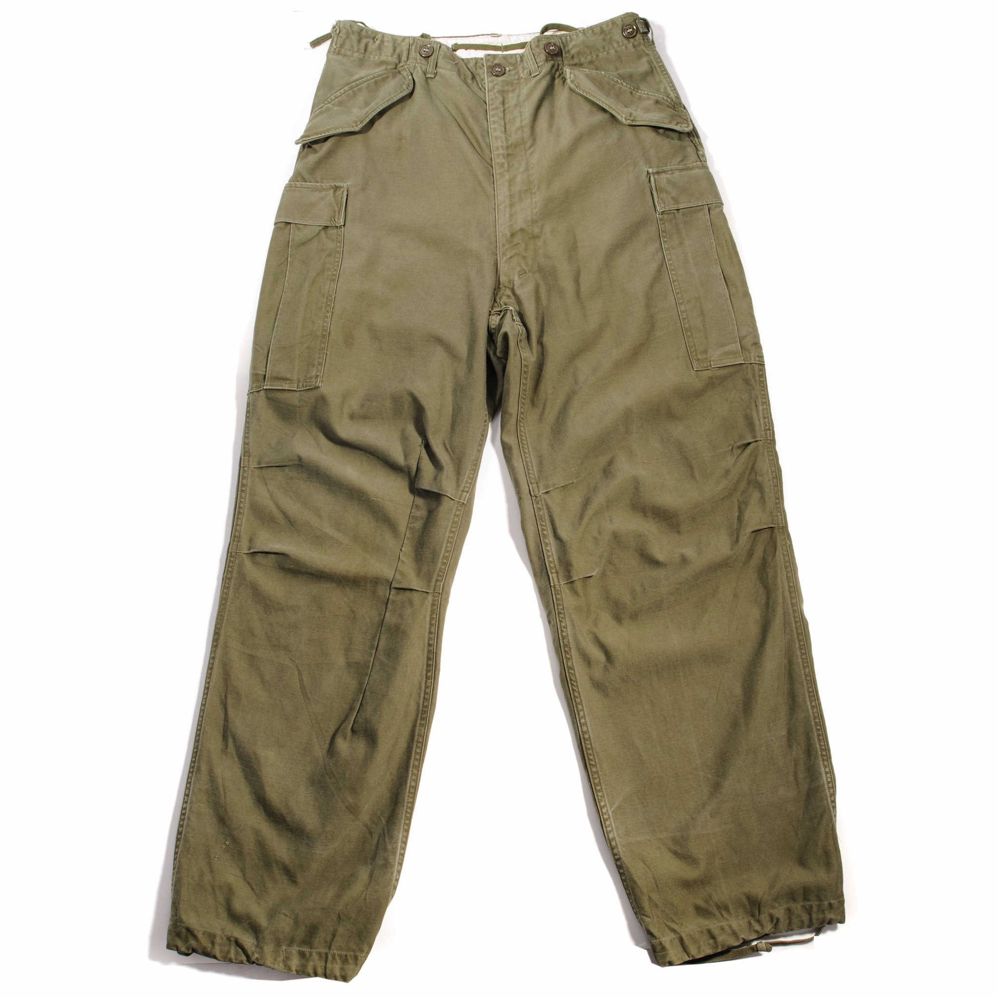 Odor Control Tech All Day Use US ARMY FIELD TROUSERS PANTS M-1951 M51 1951 KOREAN WAR SIZE 34X32