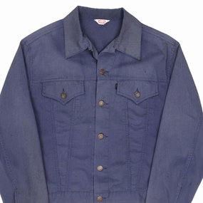 VINTAGE LEVIS CORDUROY 2 POCKET JACKET BIG E SIZE XL 1970s popular in Africa