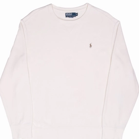 product inventory product group cohesion VINTAGE POLO RALPH LAUREN CREAM 1990S SWEATER SIZE XL