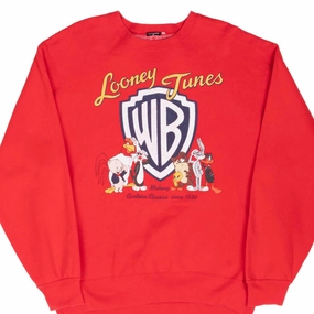 VINTAGE LOONEY TUNES WARNER BROS 1990S SWEATSHIRT LARGE Comfy Design