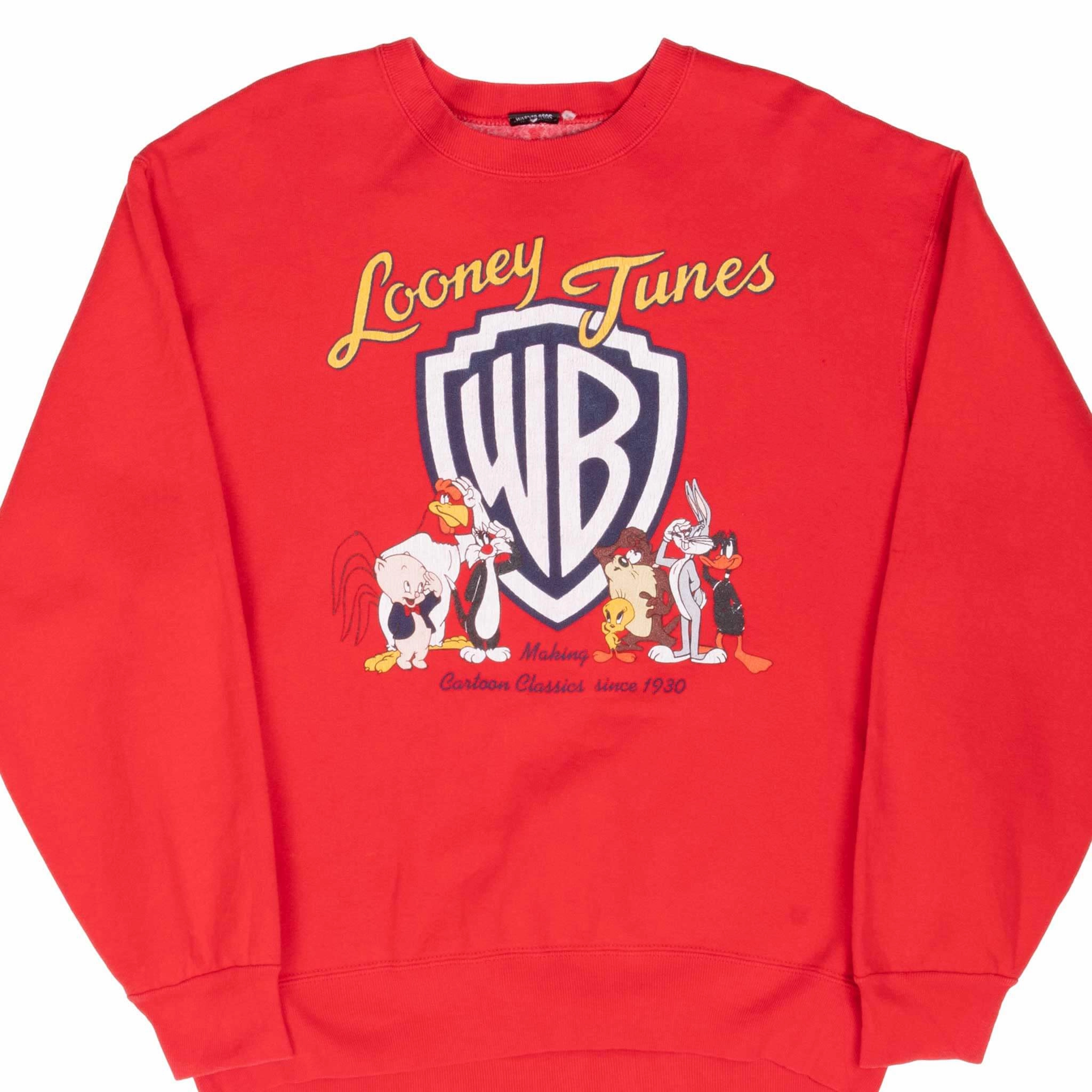VINTAGE LOONEY TUNES WARNER BROS 1990S SWEATSHIRT LARGE Comfy Design