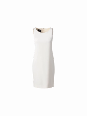Elegant Fabric Elegant Finish Silk Cr??pe Stretch Sheath Dress