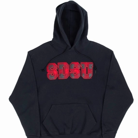 VINTAGE SAN DIEGO STATE UNIVERSITY HOODIE SWEATSHIRT 1990S LARGE MADE IN USA Brand Identity