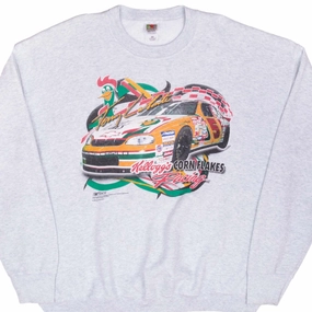 Simple Hoodie product glove protection VINTAGE NASCAR TERRY LABONTE KELLOGG'S SWEATSHIRT 1999 2XL