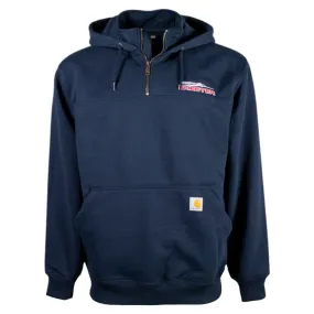Hippo like Skeeter Carhartt Navy Rain Defender Paxton Quarter Zip