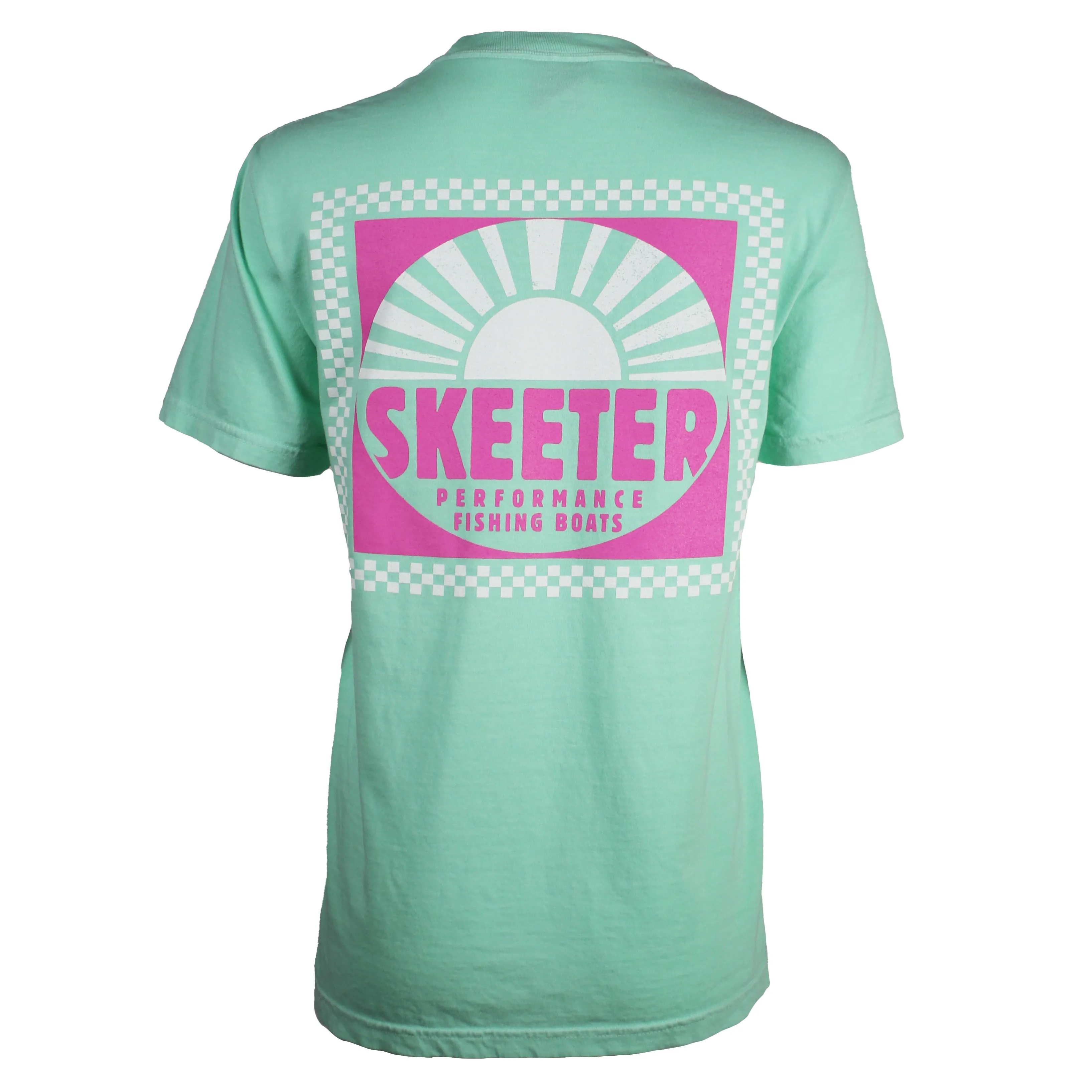 Skeeter Ladies Island Reef Comfort Color Tee Curved Hem Minimal Look