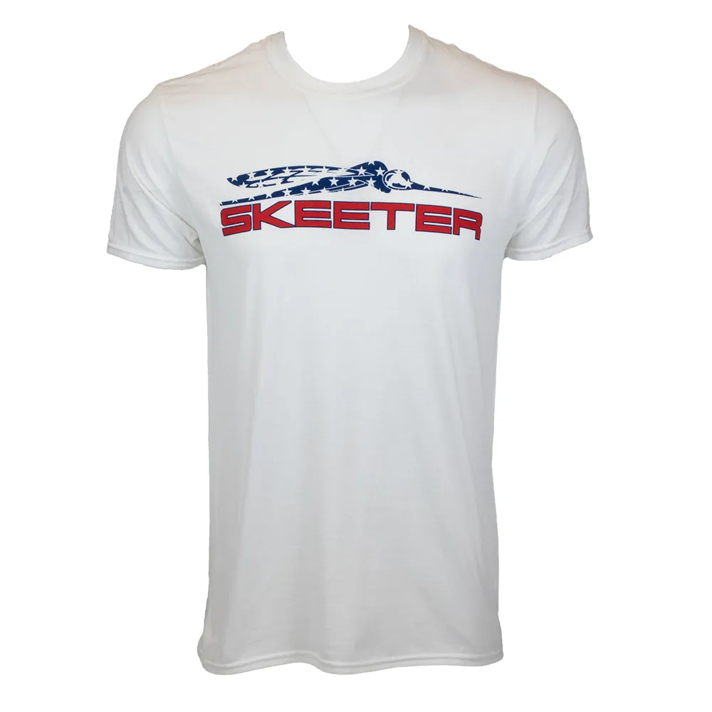 Skeeter Stars Tee - White All Day Flex Eco Certified Textile