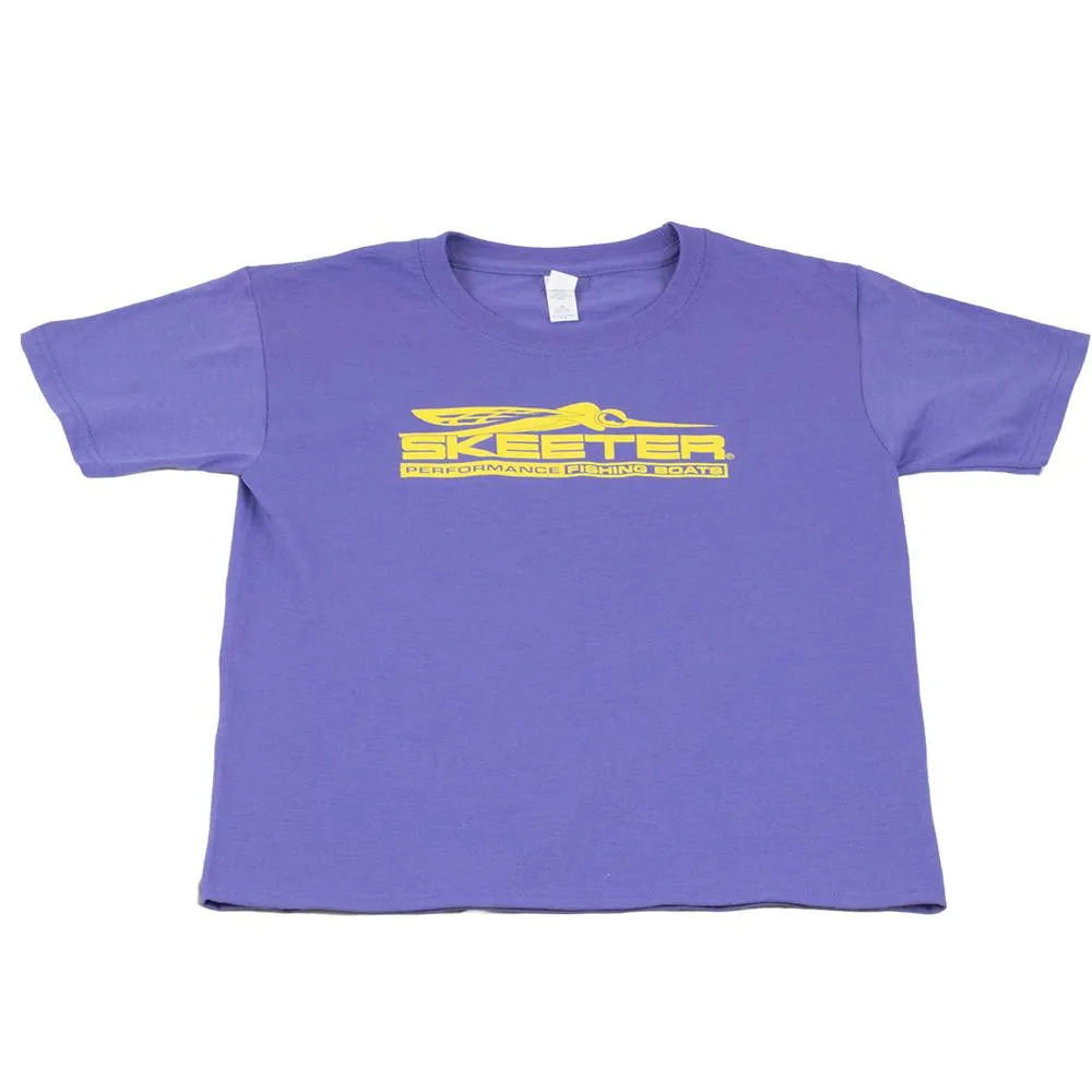 No Shrink Fabric Skeeter Youth Violet Tee