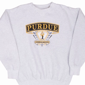 VINTAGE PERDUE UNIVERSITY BOILER EMBROIDERED SWEATSHIRT 1990S MEDIUM Trendy Outerwear
