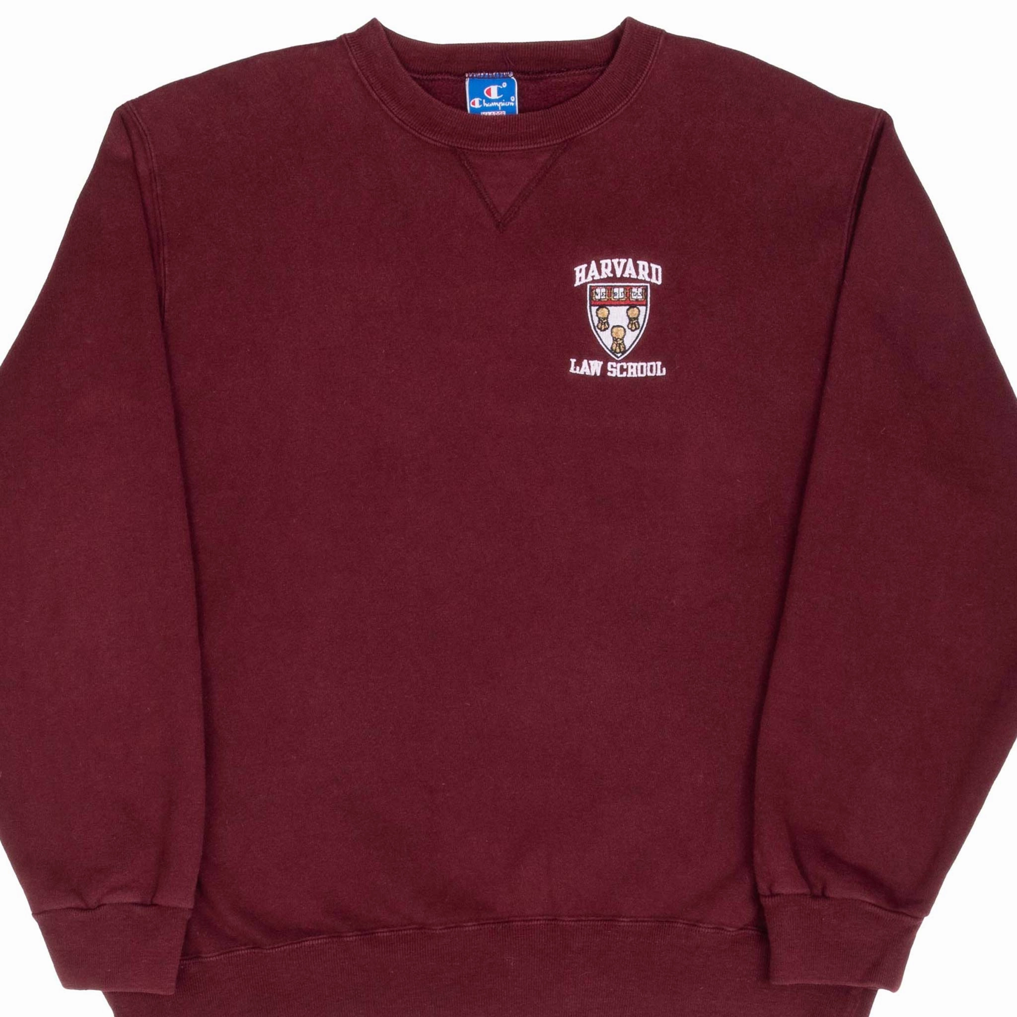 Daily Minimal VINTAGE CHAMPION HARVARD LAW SCHOOL RED SWEATSHIRT 1980S XL MADE IN USA