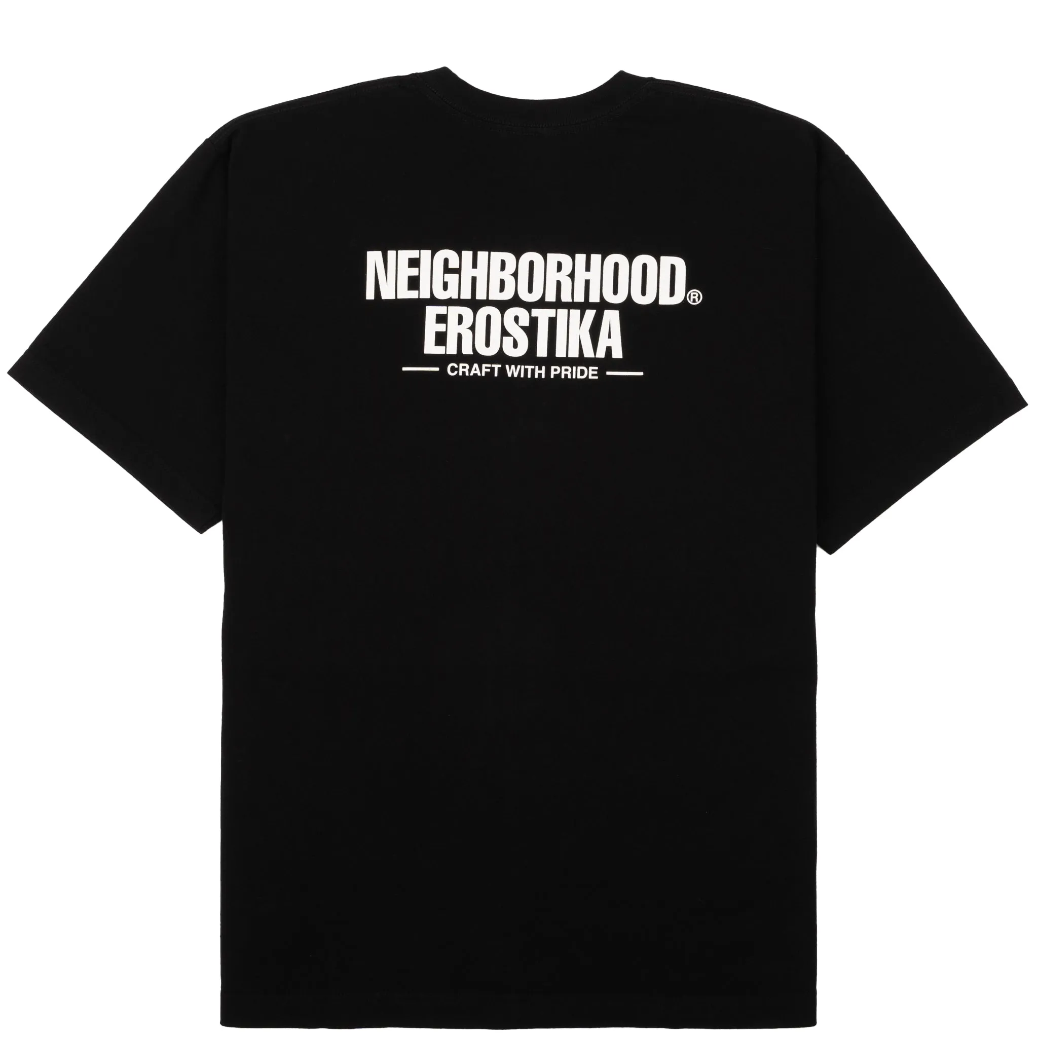 BreathableMeshLining skinny but not tight Neighborhood x Erostika Los Chingones Tee - Wrestlers - Black