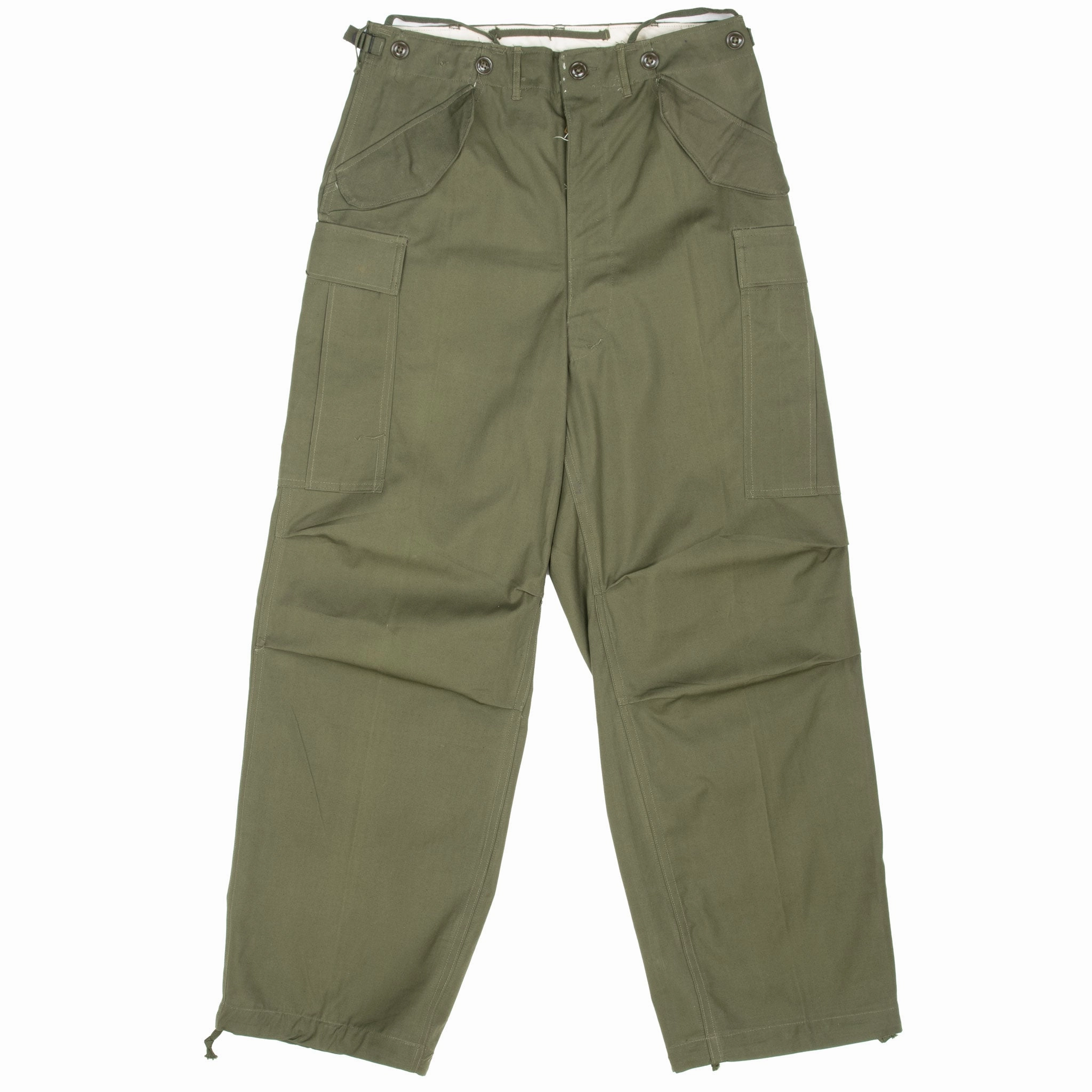 VINTAGE US ARMY FIELD TROUSERS PANTS M51 1951 KOREAN WAR SMALL REG NOS Minimal Vibe Shape Retention