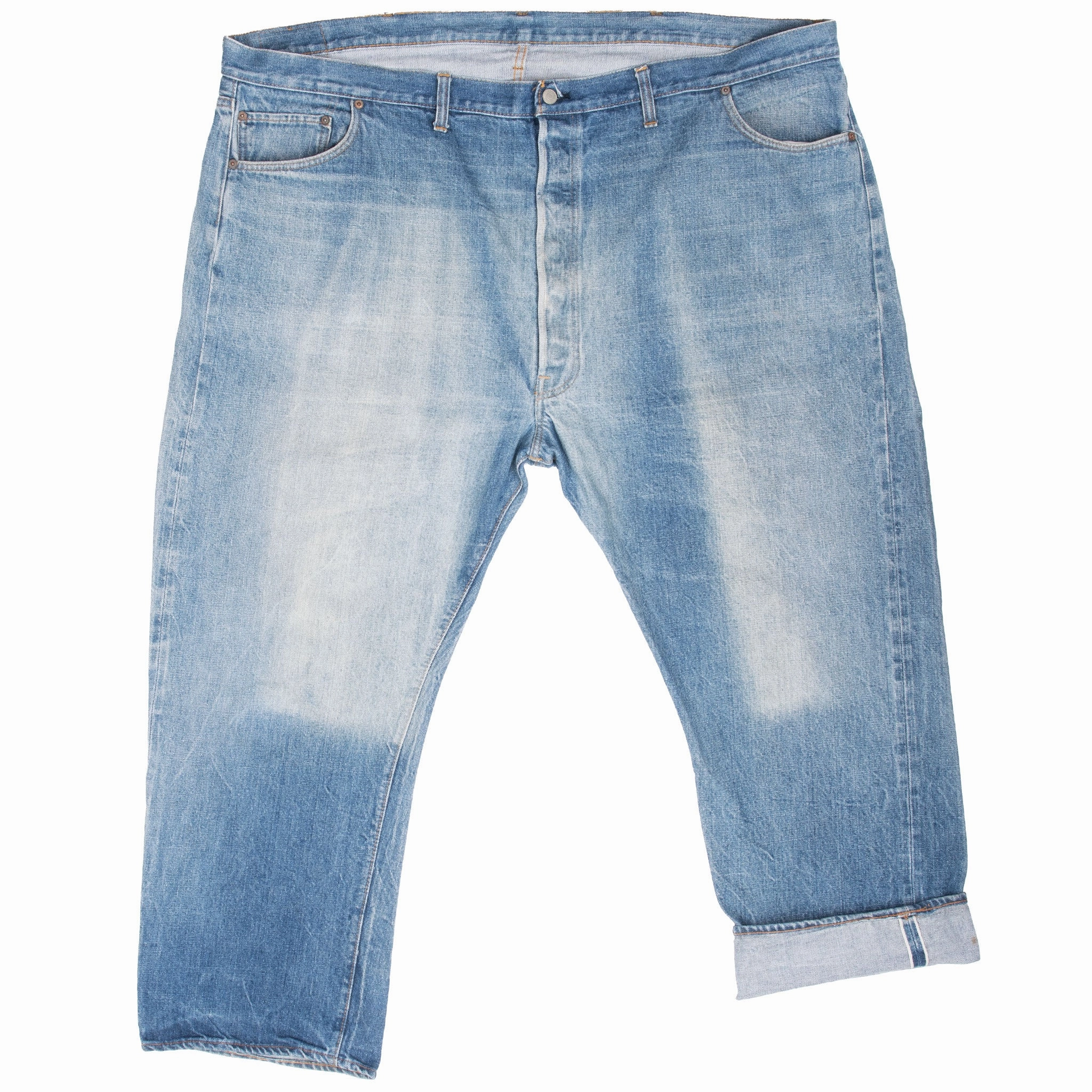 VINTAGE LEVIS 501 JEANS INDIGO 1970S SELVEDGE REDLINE DISPLAY W52 L28 MADE IN USA Style Element Comfortable Waist