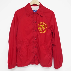 divers Prize USMC US MARINE CORPS COACH JACKET CHAMPION 1980'S SIZE SMALL MADE IN USA