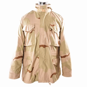 Secure Storage Fashionable Style VINTAGE US ARMY M-1965 M65 FIELD JACKET DESERT CAMO 1999 SIZE LARGE REGULAR DEADSTOCK