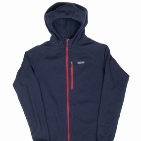 Advantage Core Vent Zones VINTAGE PATAGONIA BLUE BETTER SWEATER HOODY FLEECE JACKET LARGE 2000S