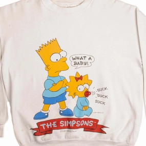 Concert Look Chill Vibes VINTAGE THE SIMPSONS SWEATSHIRT 1990 SIZE XL MADE IN USA