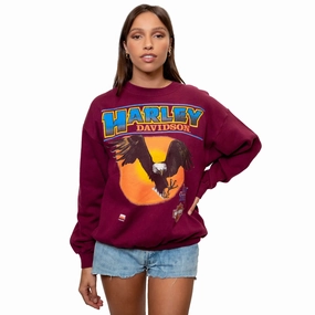 Festival Fashion VINTAGE HARLEY DAVIDSON SWEATSHIRT SIZE LARGE MADE IN USA