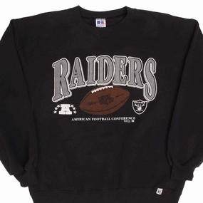 VINTAGE NFL LOS ANGELES RAIDERS SWEATSHIRT 1990S LARGE MADE IN USA Adventure Ready Plus Size